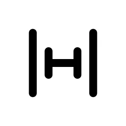 Spacing Width Duo Icon