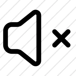 Volume Off Sound Off Icon