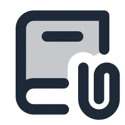 Book Attachment Duotone Icon
