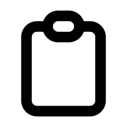 Clipboard Line Icon