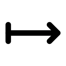 Arrow Right Bar Line Icon