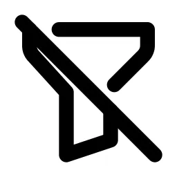 Filter Off Line Icon