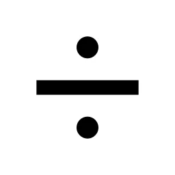 Divide Fill Icon