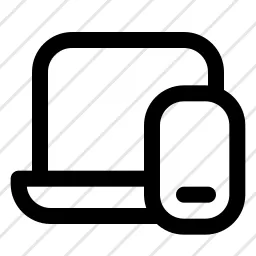 Devices Macbook Iphone Phone Connected Icon