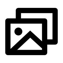 Multi Image Line Icon