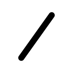 Slash Line Icon