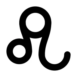 Zodiac Leo Line Icon