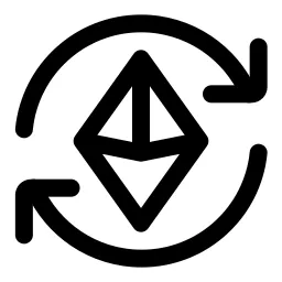 Ethereum Rotate Out Icon