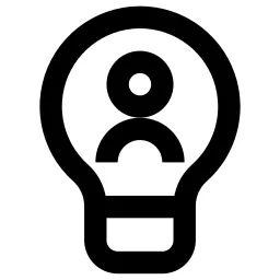 Lightbulb Idea Person Icon