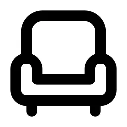 Armchair Line Icon