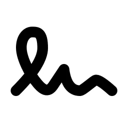Signature Line Icon