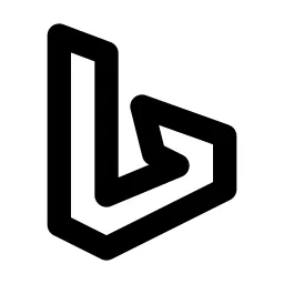 Brand Bing Line Icon