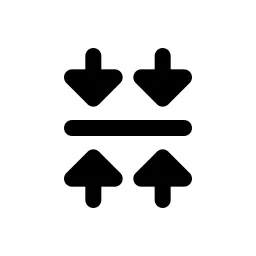 Align Middle Fill Icon