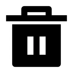 Delete Bin 5 Fill Icon