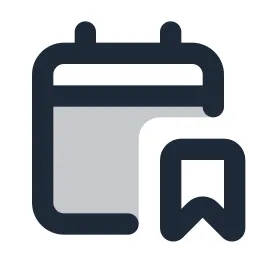 Calendar Bookmark Icon