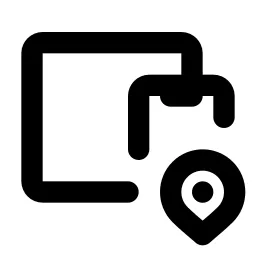 Devices Pin Line Icon