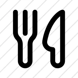 Fork Knife Restaurant Cutlery Icon