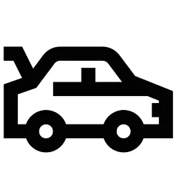 Open Car Trunk Icon