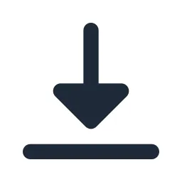 Arrow Collapse Down Solid Icon