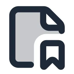 File Bookmark Duotone Icon