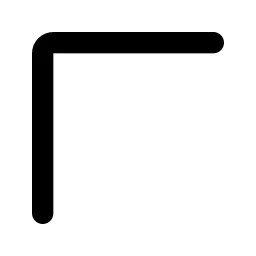 Border Corner Square Line Icon