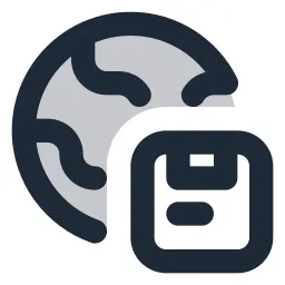 Earth Package Duotone Icon