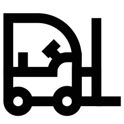 Forklift Warehouse Vehicle Icon