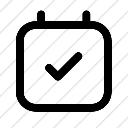 Calendar Check 4 Icon