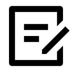 Draft Line Icon