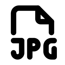 File Type Jpg Line Icon