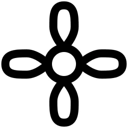 Airplane Helix Icon