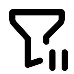 Filter Pause Line Icon