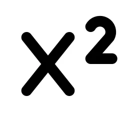Superscript Line Icon