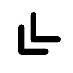 Chevrons Down Left Line Icon