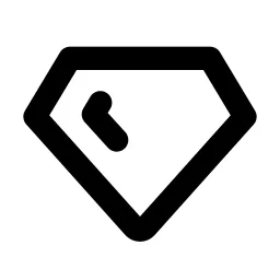 Diamond Line Icon