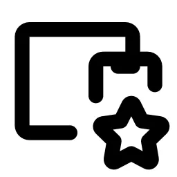 Devices Star Line Icon