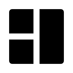 Layout 4 Fill Icon
