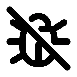 Bug Off Line Icon