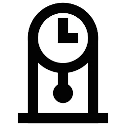 Standing Clock Icon