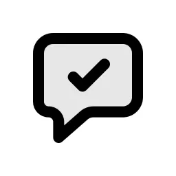 Message Check Duo Icon