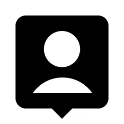 Account Pin Box Fill Icon
