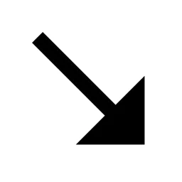 Arrow Right Down Long Fill Icon