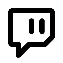 Brand Twitch Line Icon