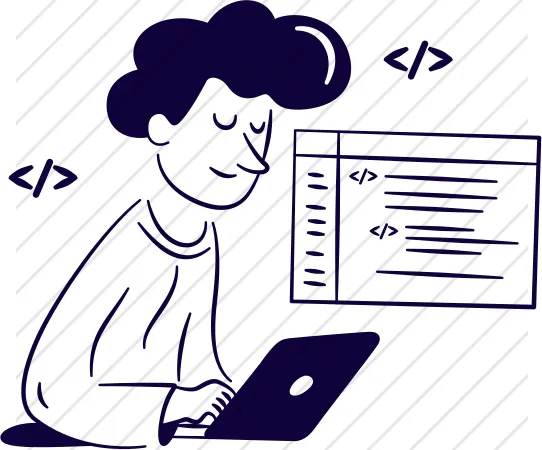 Person Writing Code