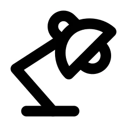 Lamp 2 Line Icon