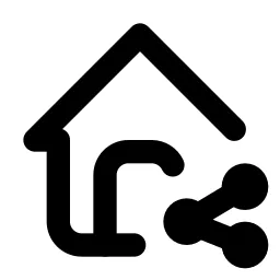 Home Link Line Icon