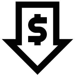 Money Arrow Down Icon