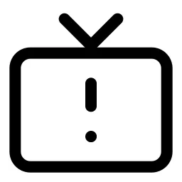 Tv Warning Icon