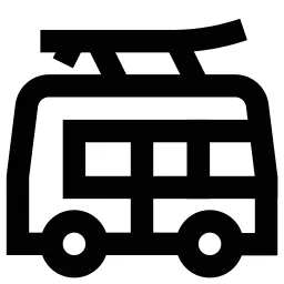 Surfing Van Icon