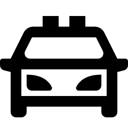 Police Car Line Icon
